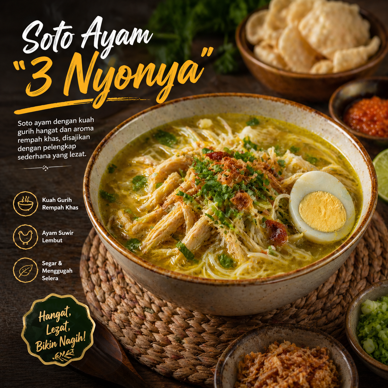 Soto Ayam 3 Nyonya Kedai Tiga Nyonya